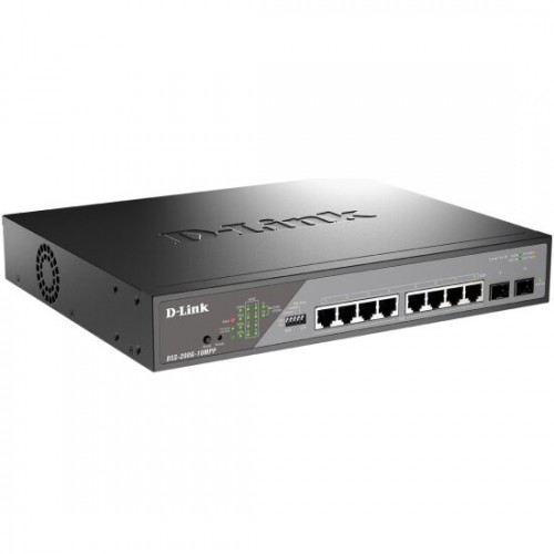 Коммутатор D-Link DSS-200G-10MPP/A1A (черный) 5