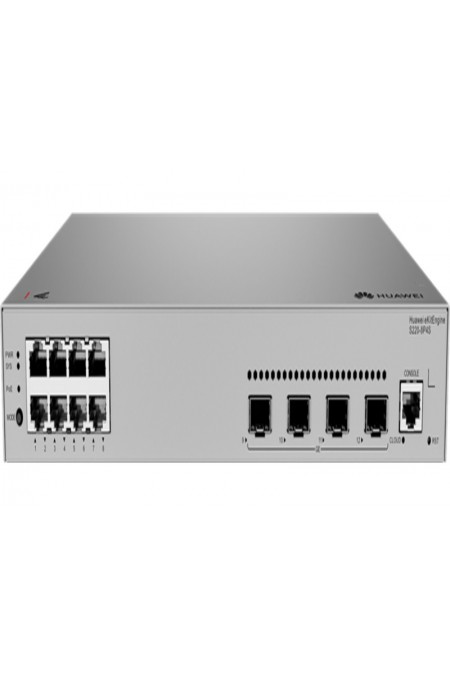 Коммутатор HUAWEI S220-8P4S 8*10/100/1000BASE-T ports(125W PoE+) (серебристый) 