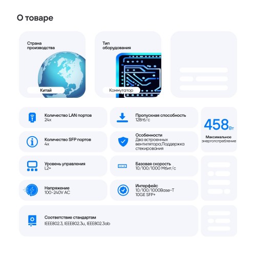 Коммутатор Huawei S5735-L24P4X-A1 (черный) 2