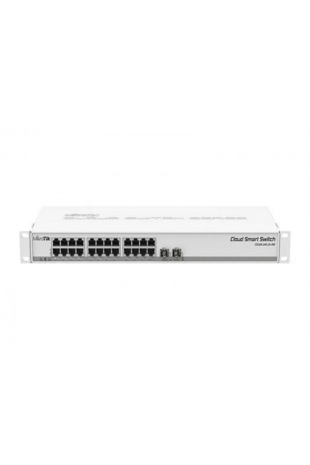 Коммутатор MikroTik 2SFP+ CSS326-24G-2S+RM (черный) 
