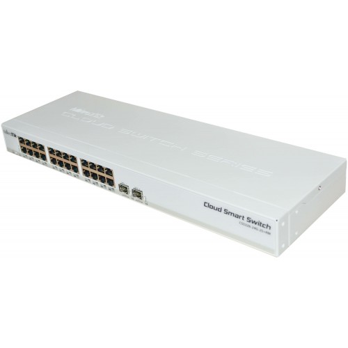 Коммутатор MikroTik 2SFP+ CSS326-24G-2S+RM (черный) 1