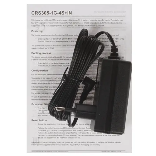 Коммутатор MikroTik CRS305-1G-4S+IN (белый) 9