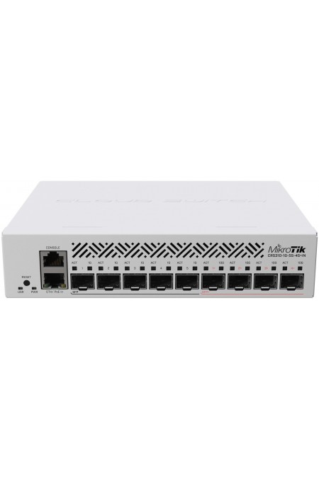 Коммутатор Mikrotik CRS310-1G-5S-4S+IN (белый) 