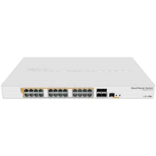 Коммутатор MikroTik CRS328-24P-4S+RM (белый) 