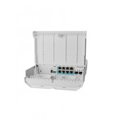 Коммутатор MikroTik CSS610-1Gi-7R-2S+OUT (белый)