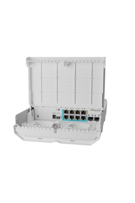 Коммутатор MikroTik CSS610-1Gi-7R-2S+OUT (белый) 