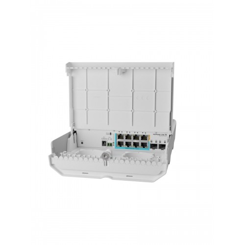 Коммутатор MikroTik CSS610-1Gi-7R-2S+OUT (белый) 