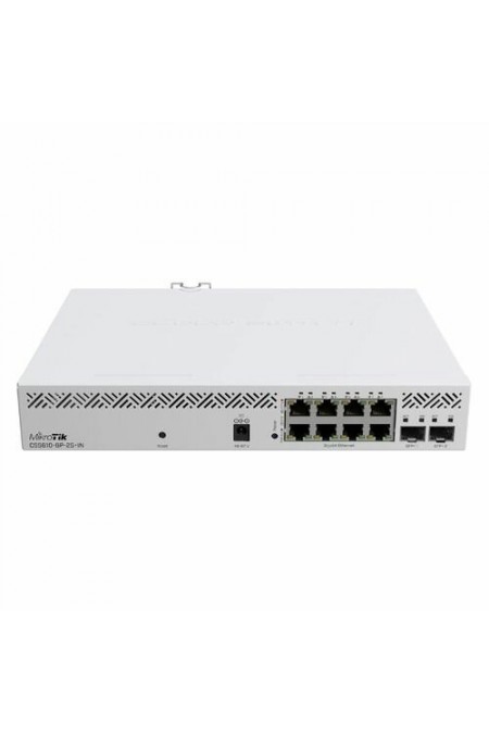Коммутатор Mikrotik CSS610-8P-2S+IN (серый) 