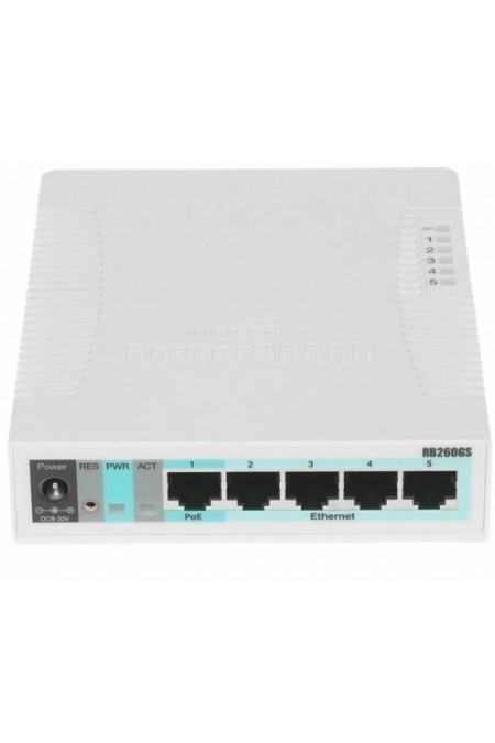 Коммутатор MikroTik RB260GS (белый) 