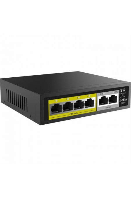 Коммутатор netis P106C (черный) 