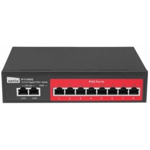 Коммутатор Netis P110GC (черный) 4