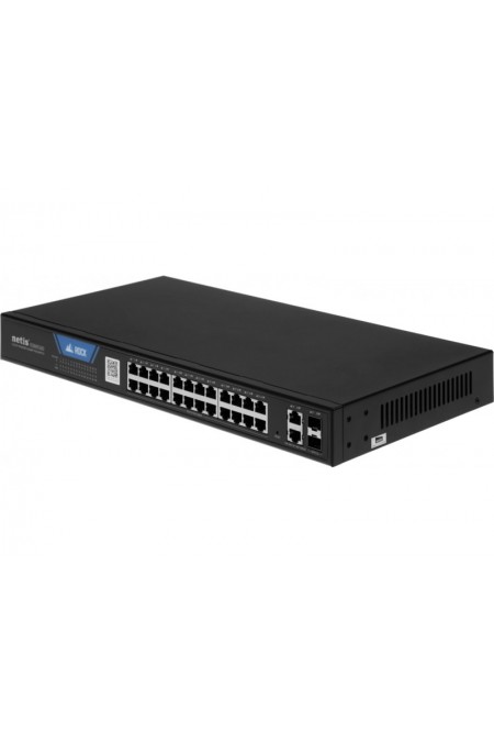 Коммутатор Netis ST228GPR-2G2S (L2) (черный) 