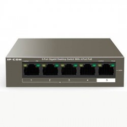 Коммутатор TENDA F1105P-4-63W (серебристый)