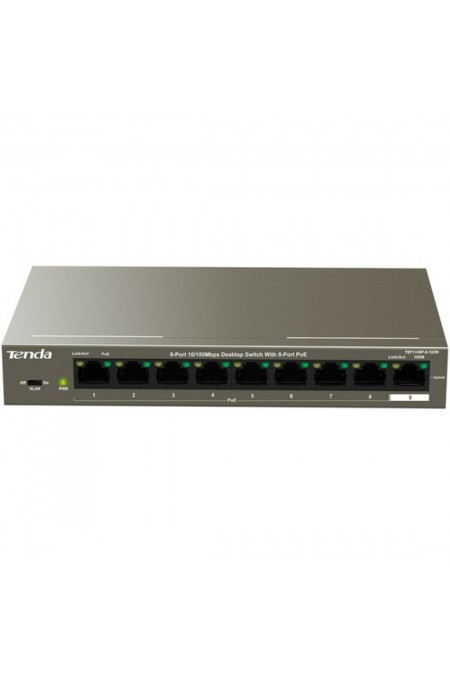 Коммутатор TENDA POE TEF1109P-8-102W (бронзовый) 