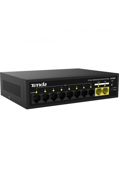 Коммутатор Tenda S110PC (черный) 2