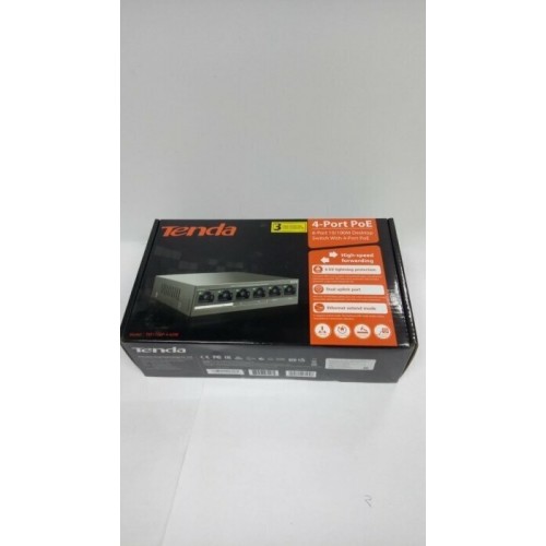 Коммутатор Tenda TEF1106P-4-63W (черный) 1