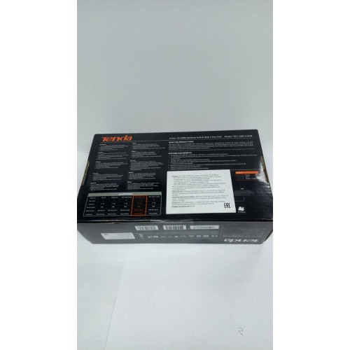Коммутатор Tenda TEF1106P-4-63W (черный) 3