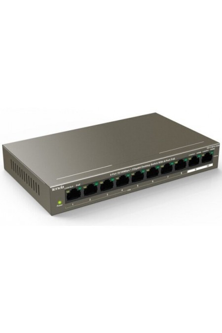Коммутатор Tenda TEF1110P-8-102W (черный) 1