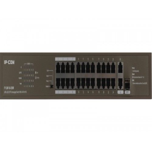 Коммутатор Tenda TEF1126P-24-250W (коричневый) 5