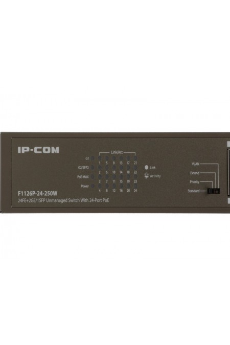 Коммутатор Tenda TEF1126P-24-250W (коричневый) 3