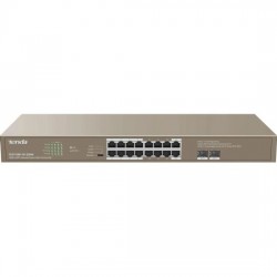 Коммутатор Tenda TEF1218P-16-250W (бронзовый)