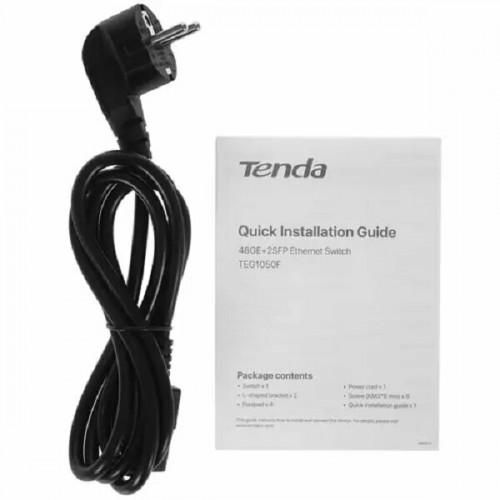 Коммутатор Tenda TEG1050F (серый) 4
