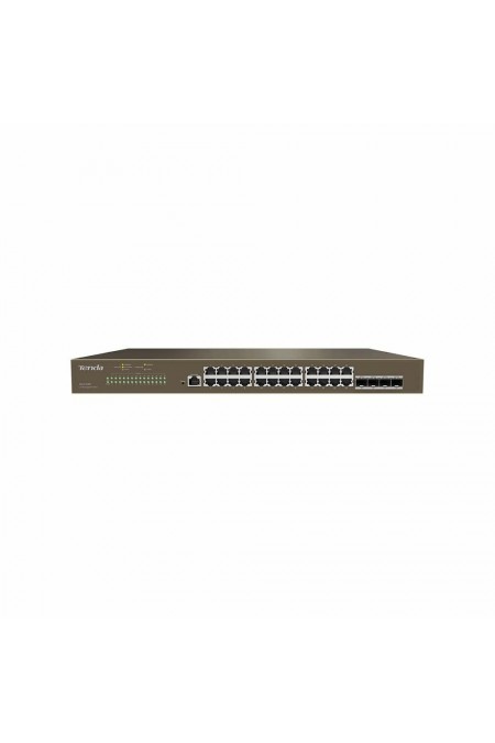 Коммутатор Tenda TEG5328F 24PORT 1000M 4SFP (бронзовый) 