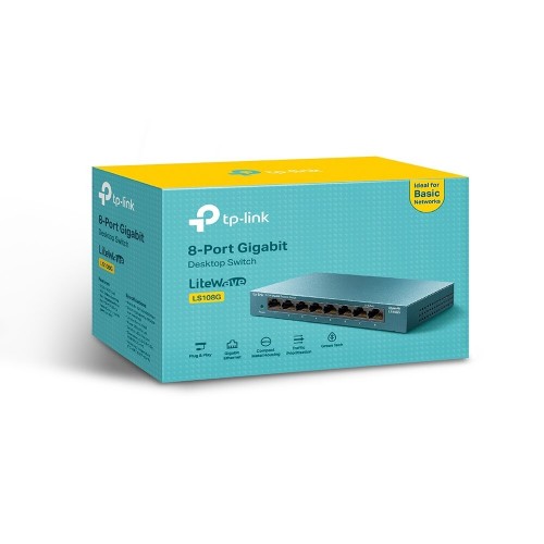 Коммутатор TP-LINK LS108G (серый) 2