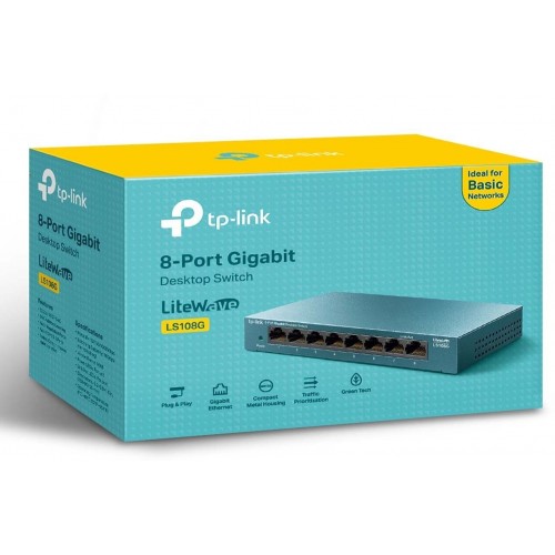 Коммутатор TP-LINK LS108G (серый) 7