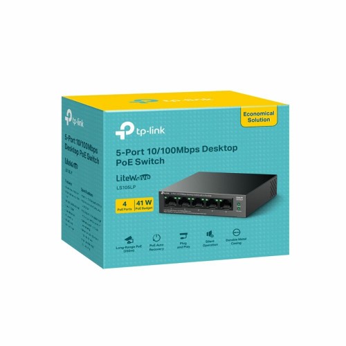 Коммутатор TP-LINK LS105LP (черный) 2