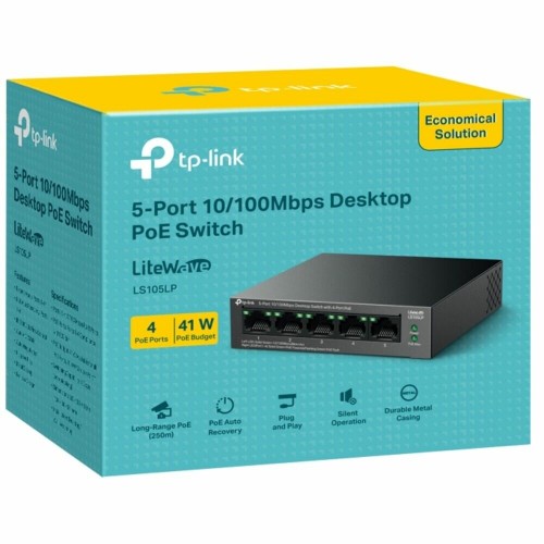 Коммутатор TP-LINK LS105LP (черный) 3