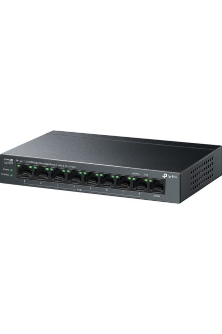 Коммутатор TP-LINK LS109P (черный) 