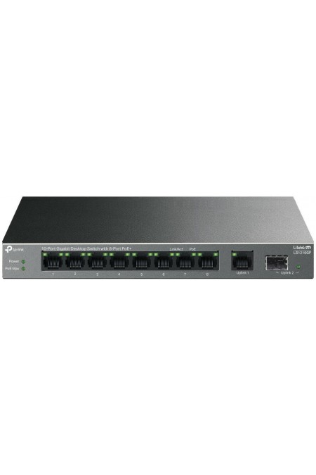 Коммутатор TP-LINK LS1210GP (черный) 