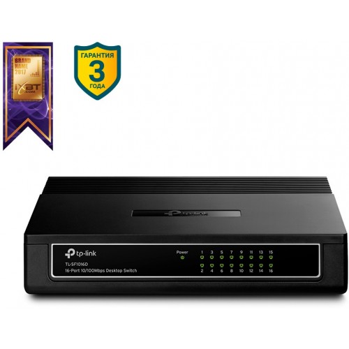 Коммутатор TP-LINK SMB TL-SF1016D (черный) 4
