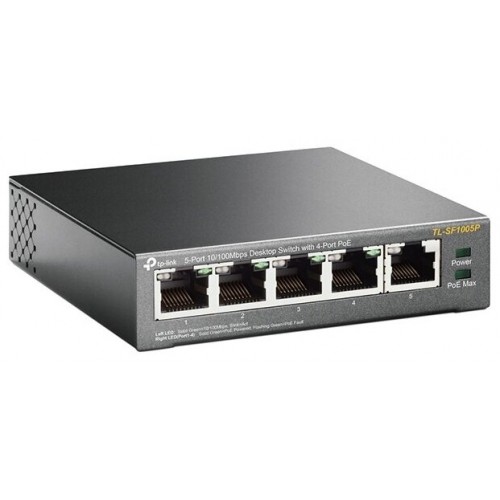 Коммутатор TP-LINK TL-SF1005P (черный) 1