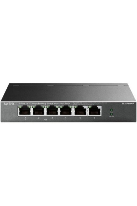 Коммутатор TP-LINK TL-SF1006P (черный) 