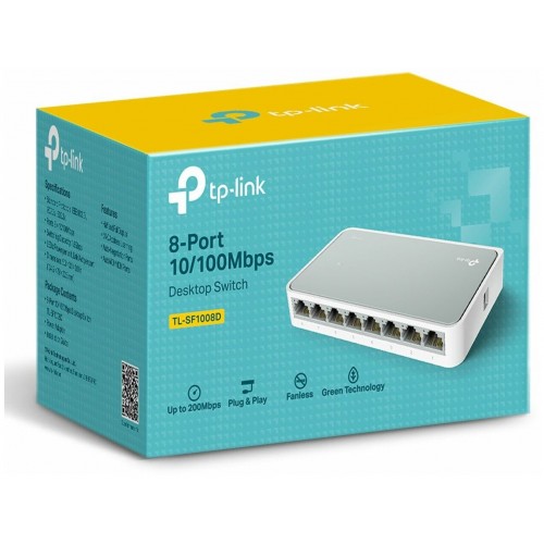 Коммутатор TP-LINK TL-SF1008D (белый) 7