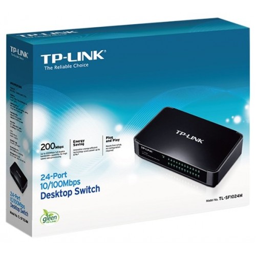 Коммутатор TP-LINK TL-SF1024M (черный) 2