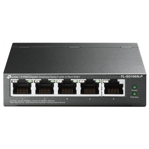 Коммутатор TP-LINK TL-SG1005LP (черный) 