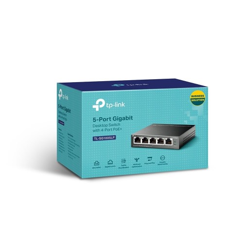Коммутатор TP-LINK TL-SG1005LP (черный) 5