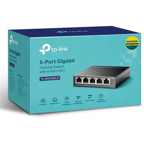 Коммутатор TP-LINK TL-SG1005LP (черный) 9