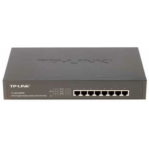 Коммутатор TP-LINK TL-SG1008MP (черный) 1