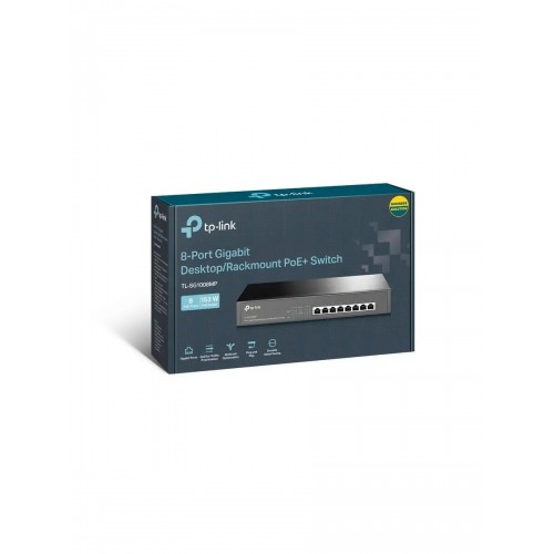 Коммутатор TP-LINK TL-SG1008MP (черный) 9