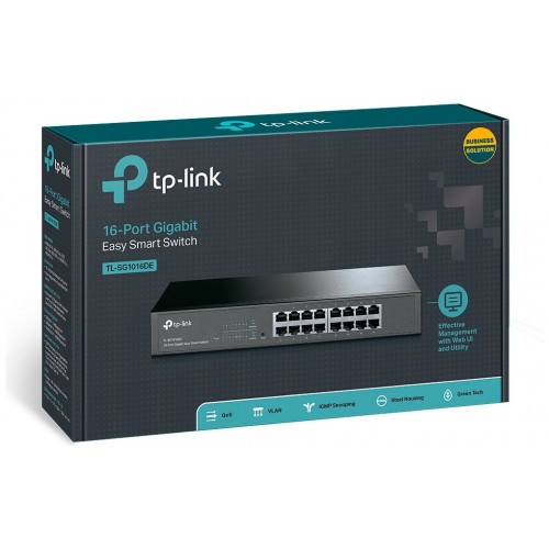 Коммутатор TP-Link TL-SG1016DE (черный) 2