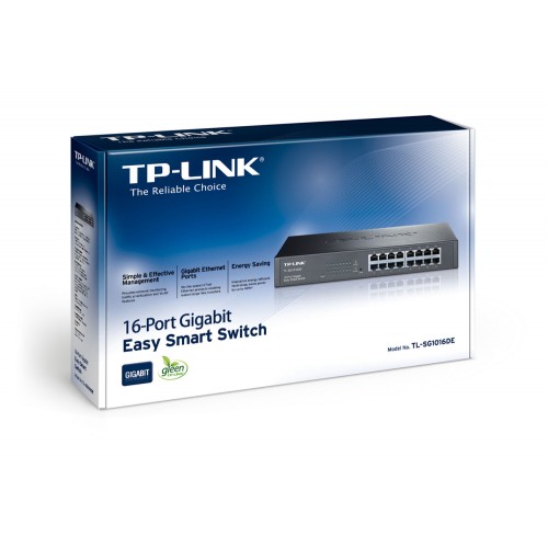 Коммутатор TP-Link TL-SG1016DE (черный) 5