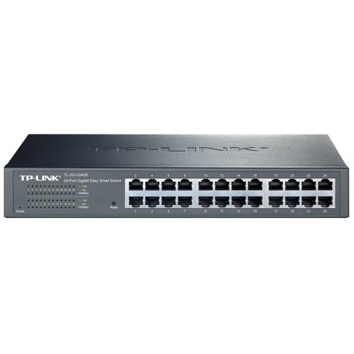 Коммутатор TP-LINK TL-SG1024DE (серебристый) 