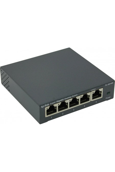 Коммутатор TP-LINK TL-SG105 (черный) 