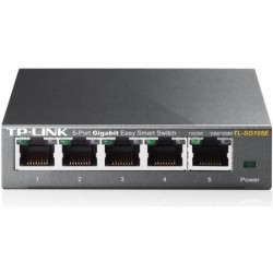 Коммутатор TP-LINK TL-SG105E (черный)