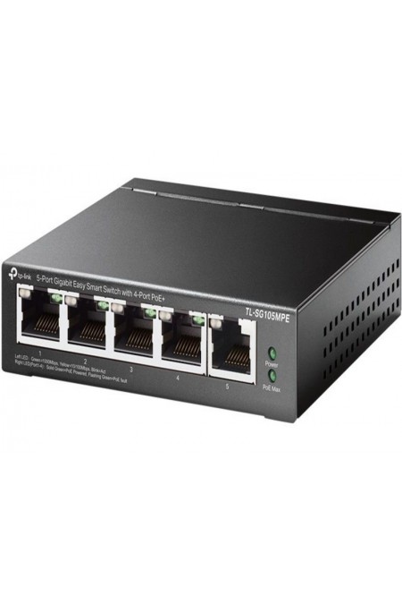 Коммутатор TP-LINK TL-SG105MPE (черный) 2