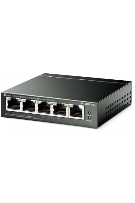 Коммутатор TP-LINK TL-SG105PE (черный) 